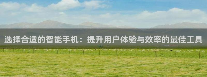 51视频在线直播nba：选择合适的智能手机：提升用户体验与效率的最佳工具