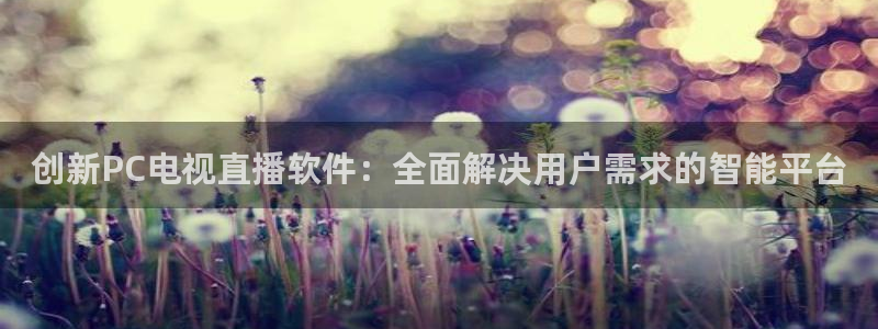 51视频在线直播nba：创新PC电视直播软件：全面解决用户需求的智能平台