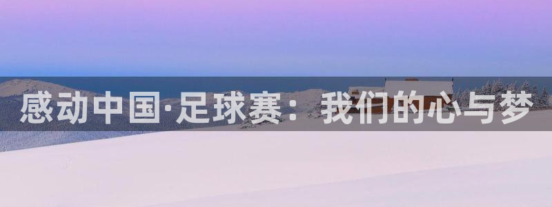 感动中国·足球赛：我们的心与梦