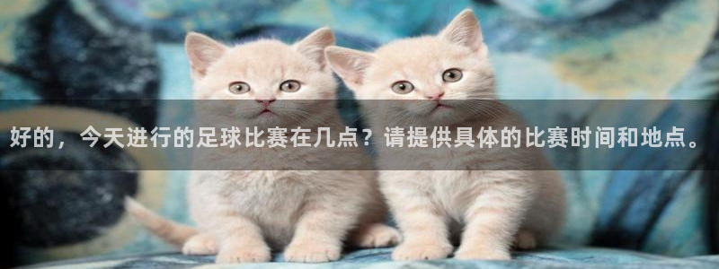 好的，今天进行的足球比赛在几点？请提